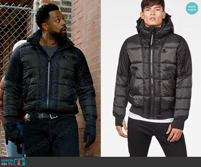 WornOnTV: Kevin’s quilted bomber jacket on Chicago PD | LaRoyce Hawkins ...