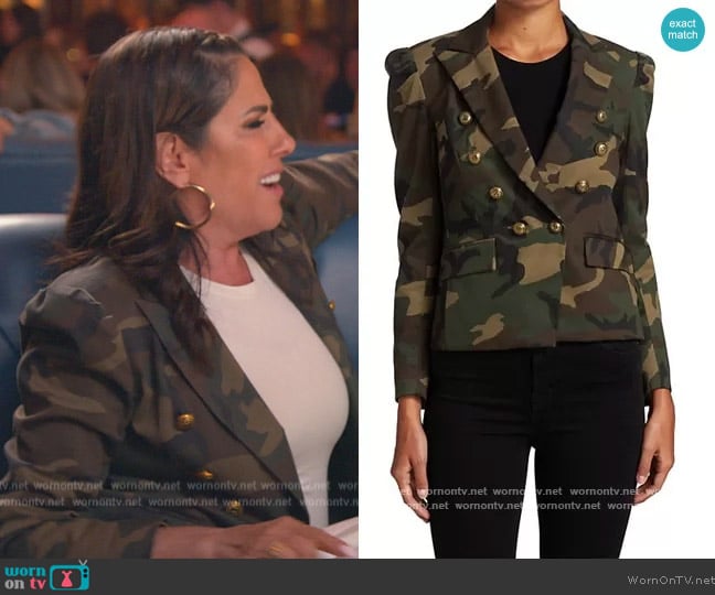 Generation Love Knight Camo Print Blazer