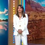 Ginger’s white suit on Good Morning America