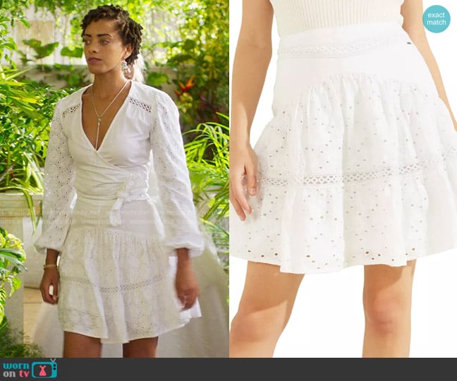 Guess Sara Skirt worn by Ruby Akuda (Kiara Barnes) on Fantasy Island