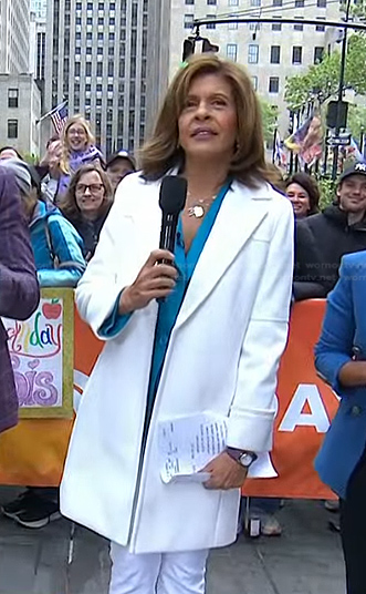 Hoda’s white coat on Today