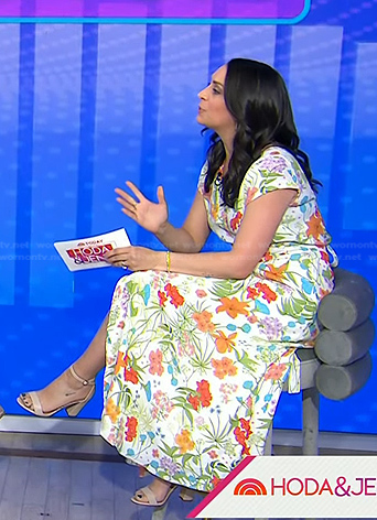 Holly Palmieri's white floral dress on Today