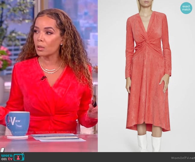 Isabel Marant Havena Dress worn by Sunny Hostin on The View