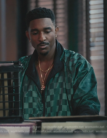 Jazz's green checkered jacket on Bel-Air