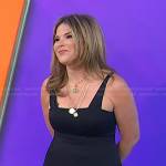 Jenna’s black sleeveless peplum top on Today