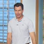 Jerry’s gray polo shirt on The Talk