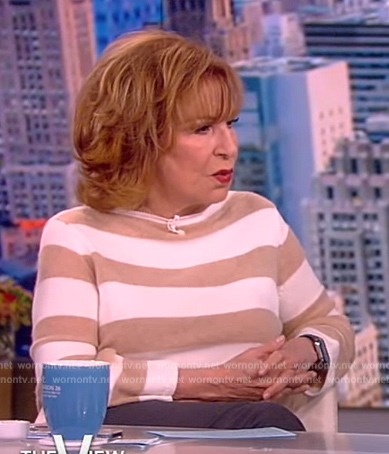 Joy's stripe sweater on The View