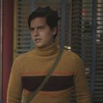 Jugheads beige stripe turtleneck on Riverdale