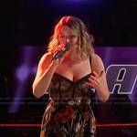 Katie Beth Forakis’s floral corset dress on The Voice