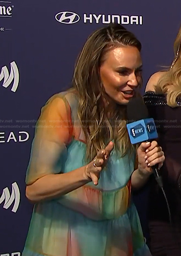 Keltie’s multicolor tulle dress on E! News