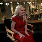 Kristin Chenoweth’s red embellished dress on Today