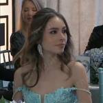 Molly’s aqua blue lace gown at the Nurses Ball 2023 on General Hospital