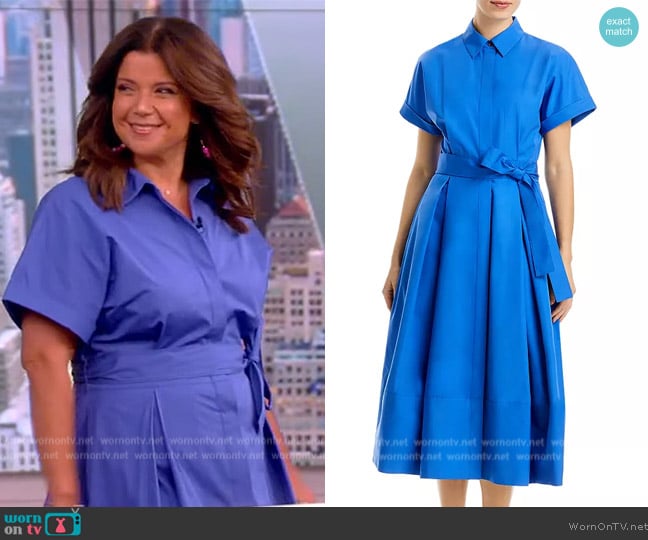 WornOnTV: Alyssa’s yellow tie waist dress on The View | Alyssa Farah ...