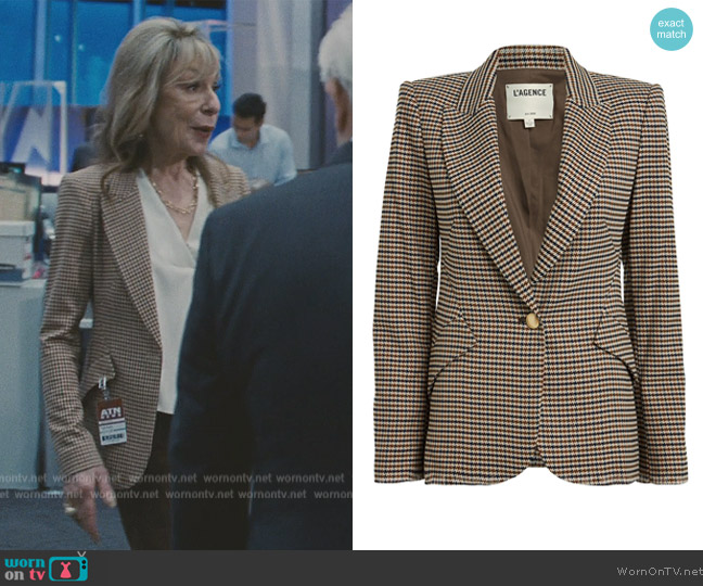 WornOnTV: Cyd’s houndstooth blazer on Succession | Clothes and Wardrobe ...