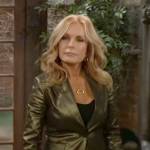 Lauren’s gold blazer on The Young and the Restless