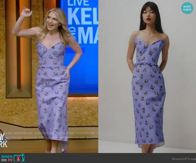 Markarian 2022 Pre Fall Dress worn by Annaleigh Ashford on Live with Kelly and Mark