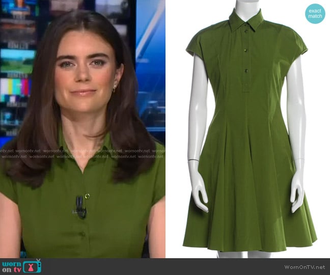 Michael Kors Short Sleeve Dress worn by Pippa Stevens on NBC News Daily