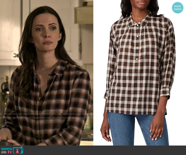 Nili Lotan Myra Top worn by Lois Lane (Elizabeth Tulloch) on Superman and Lois