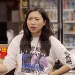 Nora’s skeleton graphic sweatshirt on Awkwafina is Nora From Queens