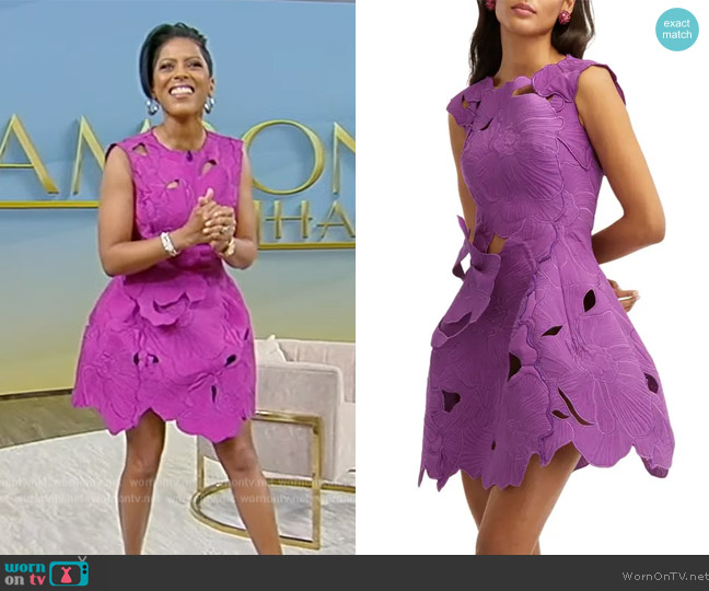 Reiss Emira Rib-Knit Top worn by Tamron Hall on Tamron Hall Show