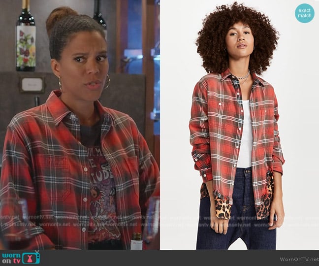 WornOnTV: Fay’s red plaid shirt on Grand Crew | Grasie Mercedes ...