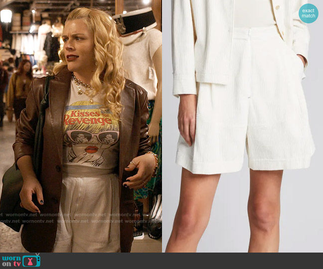 Rachel Comey Bandini Shorts worn by Darby (Busy Philipps) on Single Drunk Female