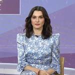 Rachel Weisz’s blue floral dress on Today