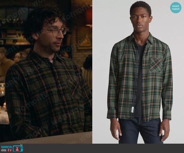 Rag and Bone Fit 3 Beach Shirt worn by Edward (Rick Glassman) on Not Dead Yet