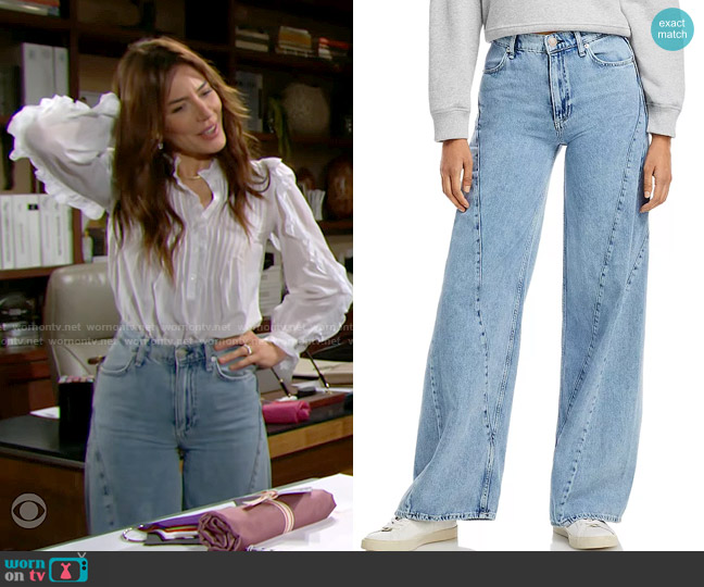 Rag and Bone Sophia Jeans in Alisha worn by Taylor Hayes (Krista Allen) on The Bold and the Beautiful