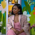 Rajni Jacques’s pink oversized blazer on Today