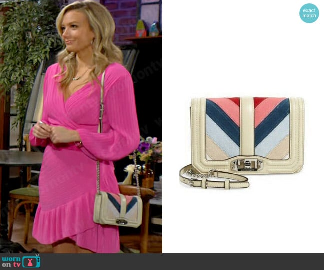 Rebecca Minkoff Love Crossbody Bag worn by Abby Newman (Melissa Ordway) on The Young and the Restless