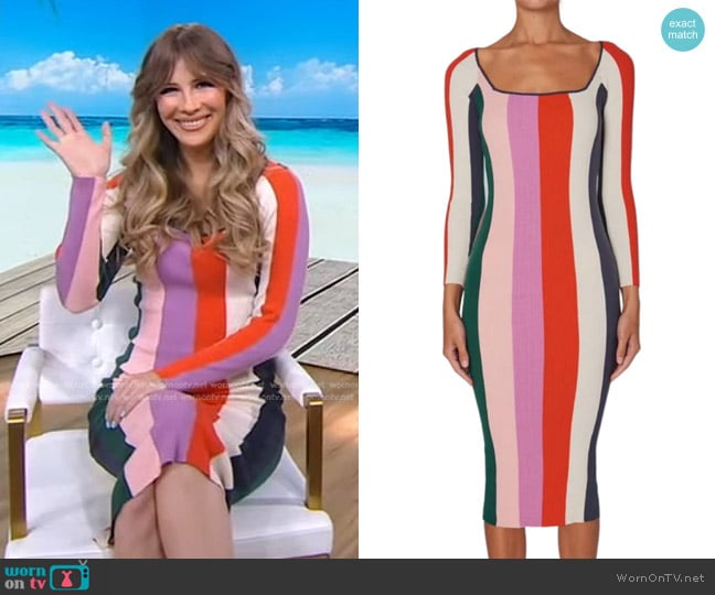 Rolla's Covergirl Cherry Dress worn by Emily Henry on Good Morning America