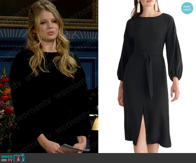 Sachin + Babi Annie Dress worn by Summer Newman (Allison Lanier) on The Young and the Restless