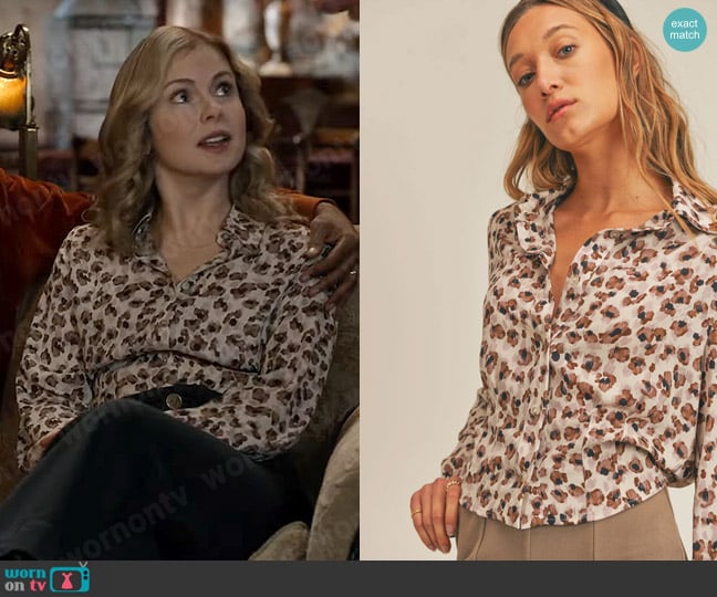 Sage the Label Feelin Wild Shirt worn by Sam (Rose McIver) on Ghosts