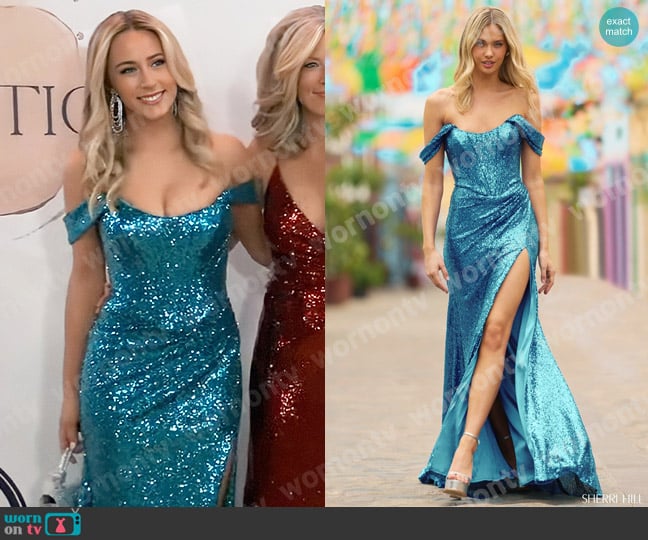 Sherri Hill Style #55418 worn by Josslyn Jacks (Eden McCoy) on General Hospital