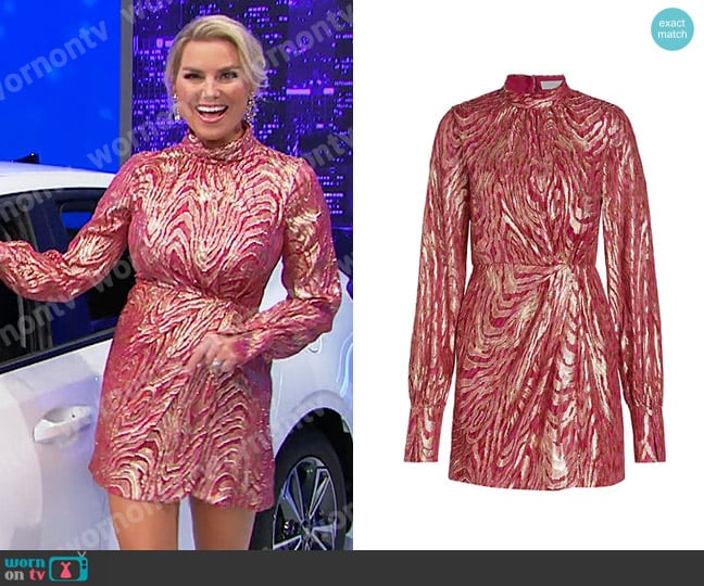 Jonathan Simkhai Halen Dress worn by Rachel Reynolds on The Price is Right