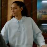 Stella’s light blue hoodie on Chicago Fire