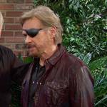 Steve’s burgundy leather jacket on Days of our Lives: Beyond Salem