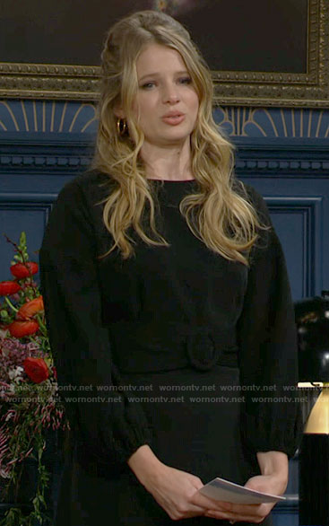 Summer's black dress on The Young and the Restless