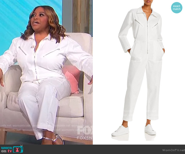 WornOnTV: Sherri’s white zip front jumpsuit on Sherri | Sherri Shepherd ...
