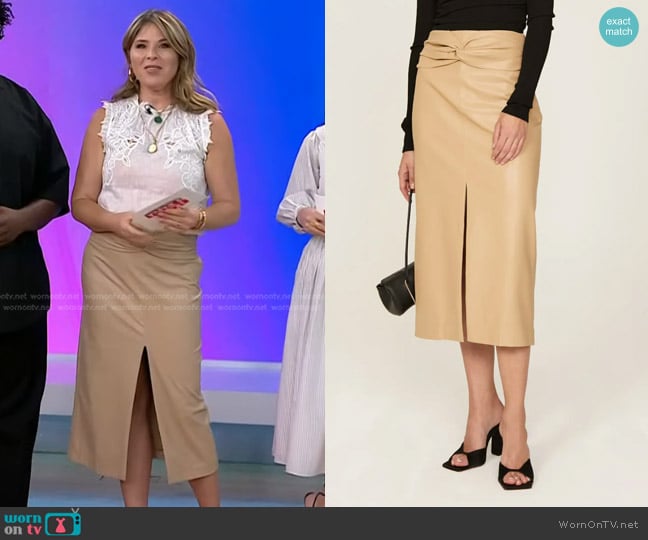 Tanya Taylor Bryna Skirt worn by Jenna Bush Hager on Today