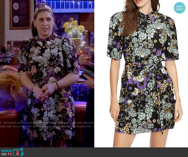 Ted Baker Saskiie Dress worn by Kat Silver (Mayim Bialik) on Call Me Kat