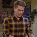 Tripp’s yellow plaid shirt on Days of our Lives