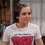 Whinnie’s All You Need Is Love print tee on Bunkd