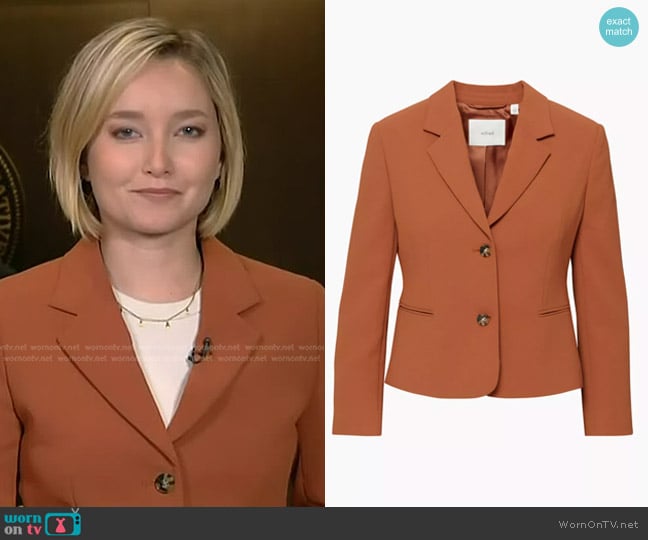 Wilfred Notes Blazer worn by Dasha Burns on NBC News Daily