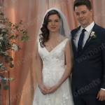 Willow’s wedding dress on General Hospital