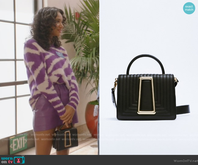 Zara City Bag worn by Layla Keating (Greta Onieogou) on All American