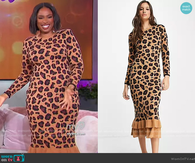 WornOnTV: Jennifer’s leopard print dress on The Jennifer Hudson Show ...