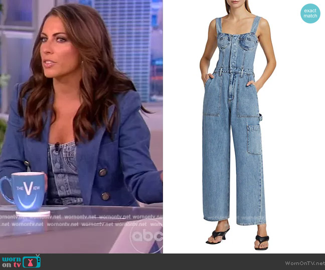 Pandora Jumpsuit by Agolde worn by Alyssa Farah Griffin on The View