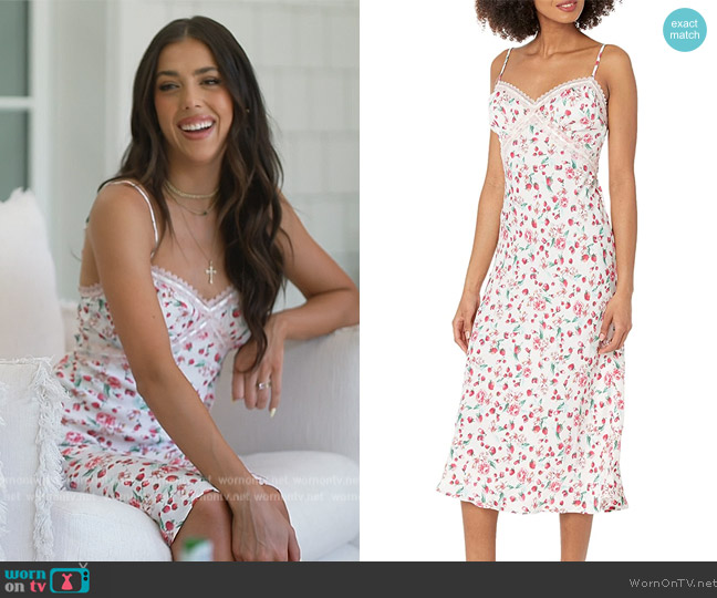 BB Dakota Strawberry Fields Dress worn by Sistine Stallone on The Family Stallone